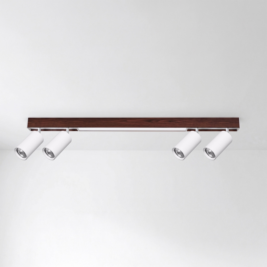 BRILAGI - LED Bodové svietidlo SELE 4xGU10/30W/230V + LED/20W biela/dekor čerešne