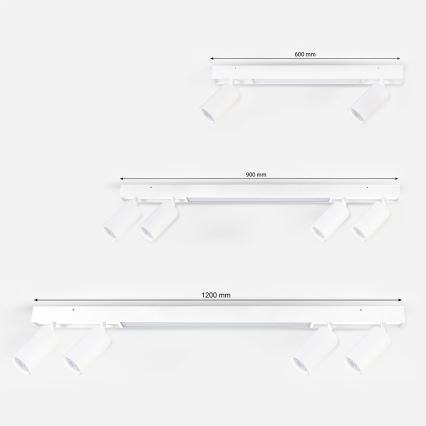 Brilagi - LED bodové svietidlo SELE 4xGU10/30W/230V + LED/20W biela