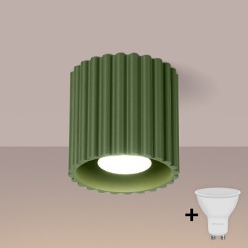 Brilagi - LED bodové svietidlo SFERA 1xGU10/10W/230V pr. 10 cm zelené