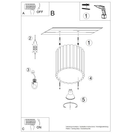 Brilagi - LED bodové svietidlo SFERA 1xGU10/10W/230V priemer 10 cm červená
