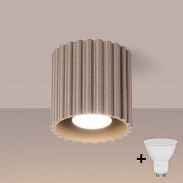 Brilagi - LED bodové svietidlo SFERA 1xGU10/10W/230V priemer 10 cm taupe