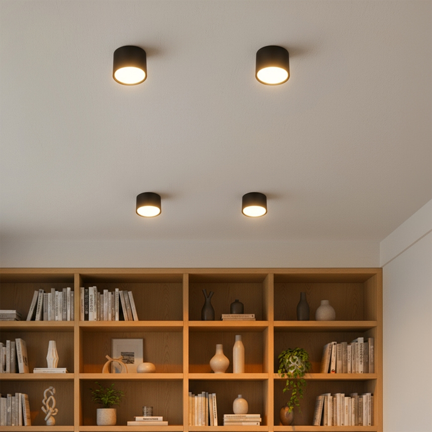 Brilagi - LED Bodové svietidlo SMOOTH 1xGX53/15W/230V čierne