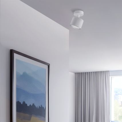 BRILAGI - LED Bodové svietidlo STRIPY 1xGX53/15W/230V pr. 82 mm biela