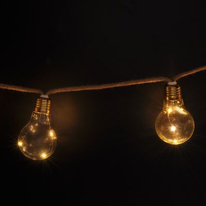 Brilagi - LED dekoratívna reťaz 10xLED/3xAA 1,8m teplá biela