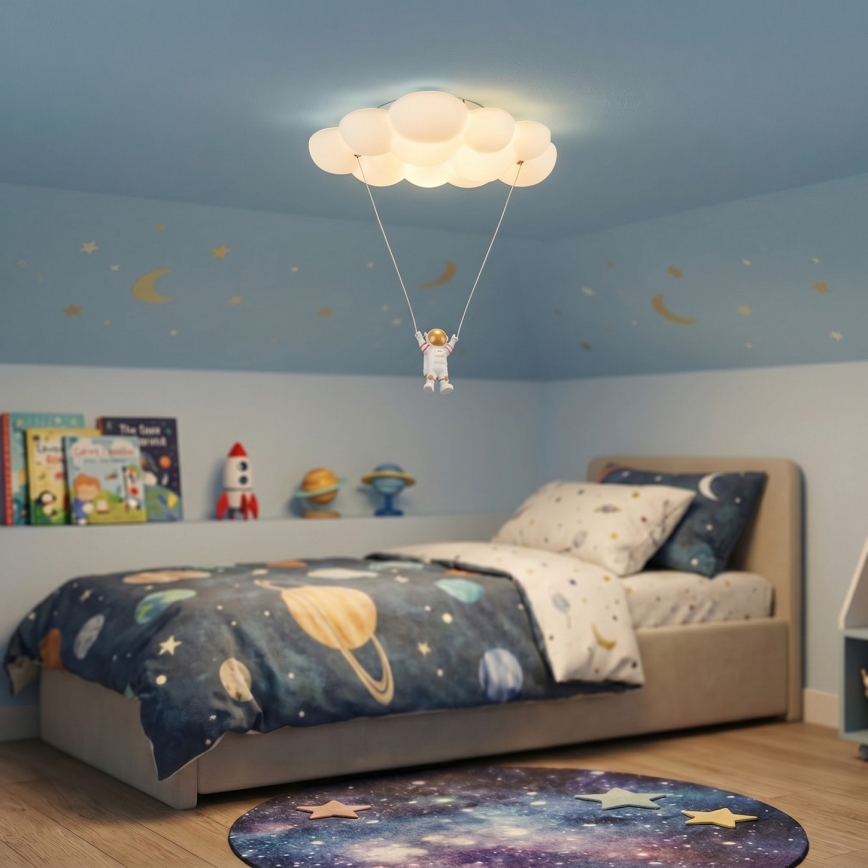 Brilagi - LED detské stropné svietidlo ASTRO LED/77W/230V biela