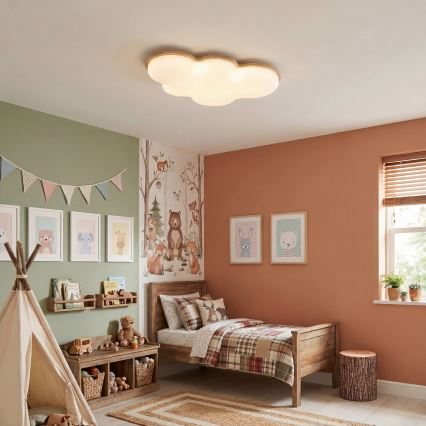 Brilagi - LED detské stropné svietidlo CLOUD LED/54W/230V biele