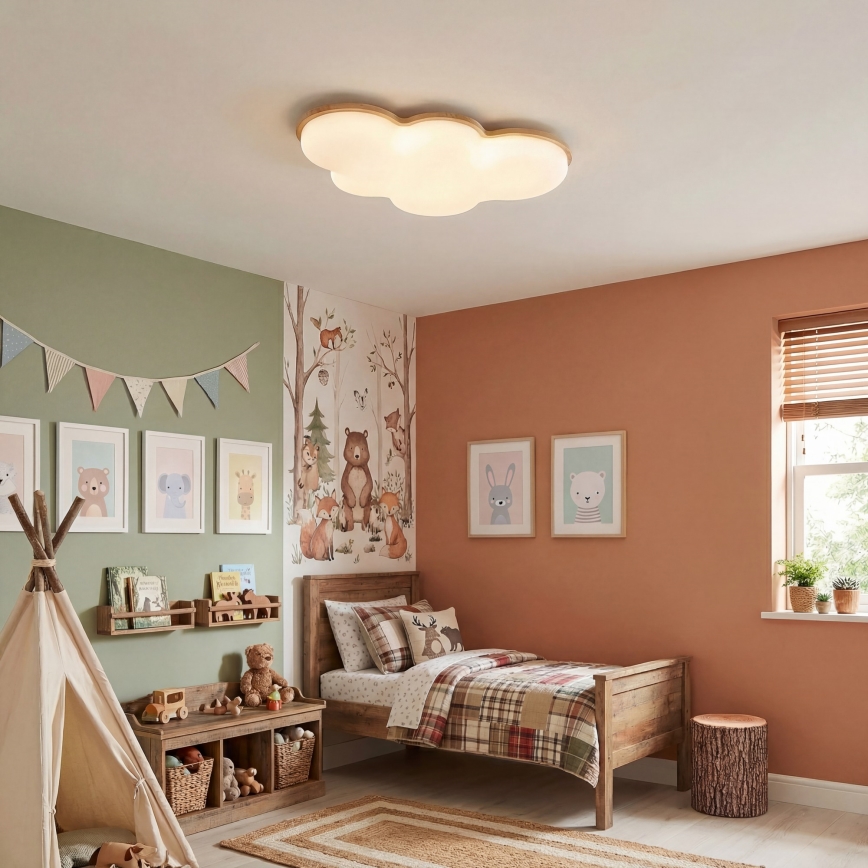 Brilagi - LED detské stropné svietidlo CLOUD LED/54W/230V biele