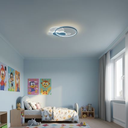 Brilagi - LED Detské stropné svietidlo LOVE LED/48W/230V 3000/4500/6000K modré