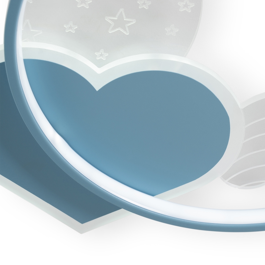 Brilagi - LED Detské stropné svietidlo LOVE LED/48W/230V 3000/4500/6000K modré