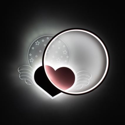 Brilagi - LED detské stropné svietidlo LOVE LED/48W/230V 3000/4500/6000K ružová