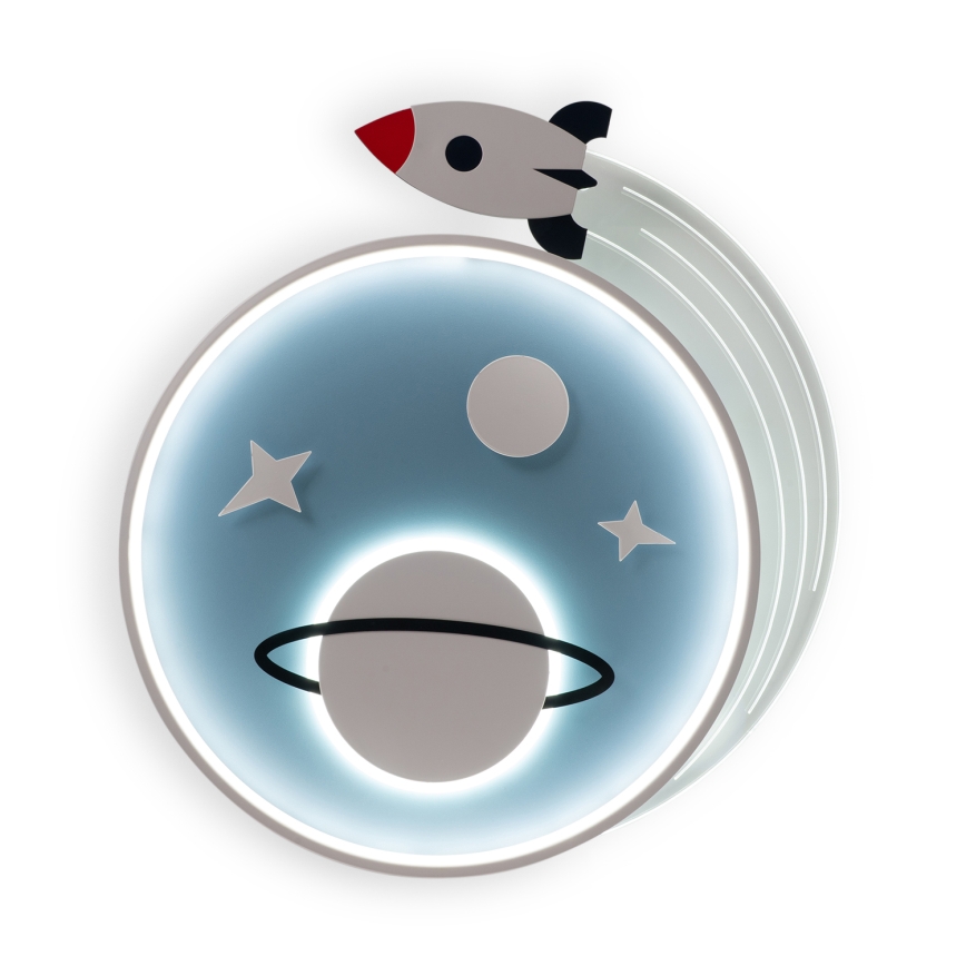 Brilagi - LED Detské stropné svietidlo STARSHIP LED/64W/230V 3000/4500/6000K modré