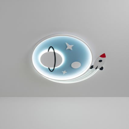 Brilagi - LED Detské stropné svietidlo STARSHIP LED/64W/230V 3000/4500/6000K modré