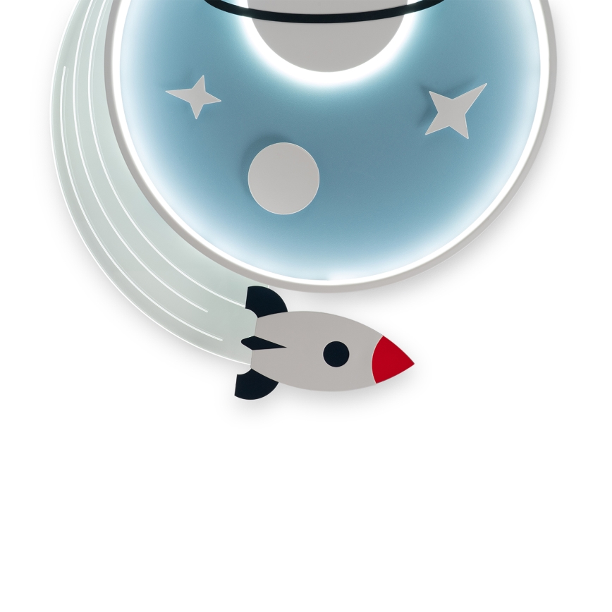 Brilagi - LED Detské stropné svietidlo STARSHIP LED/64W/230V 3000/4500/6000K modré