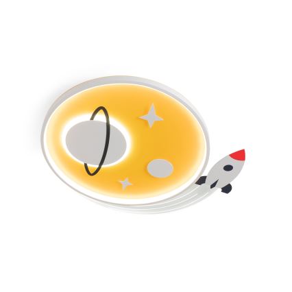 Brilagi - LED Detské stropné svietidlo STARSHIP LED/64W/230V 3000/4500/6000K žltá