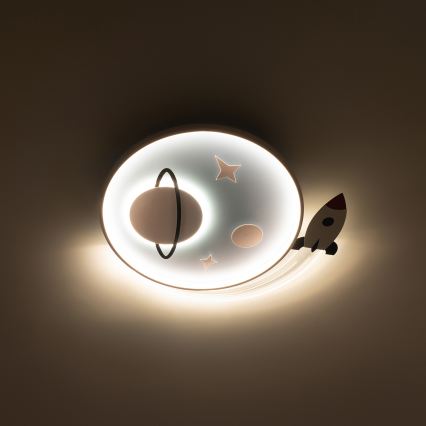 Brilagi -LED Detské stropné svietidlo STARSHIP LED/64W/230V 3000/4500K modré