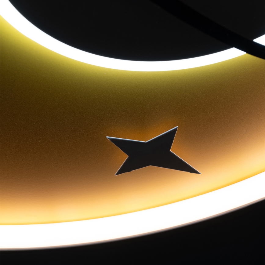 Brilagi -LED Detské stropné svietidlo STARSHIP LED/64W/230V 3000/4500K žltá