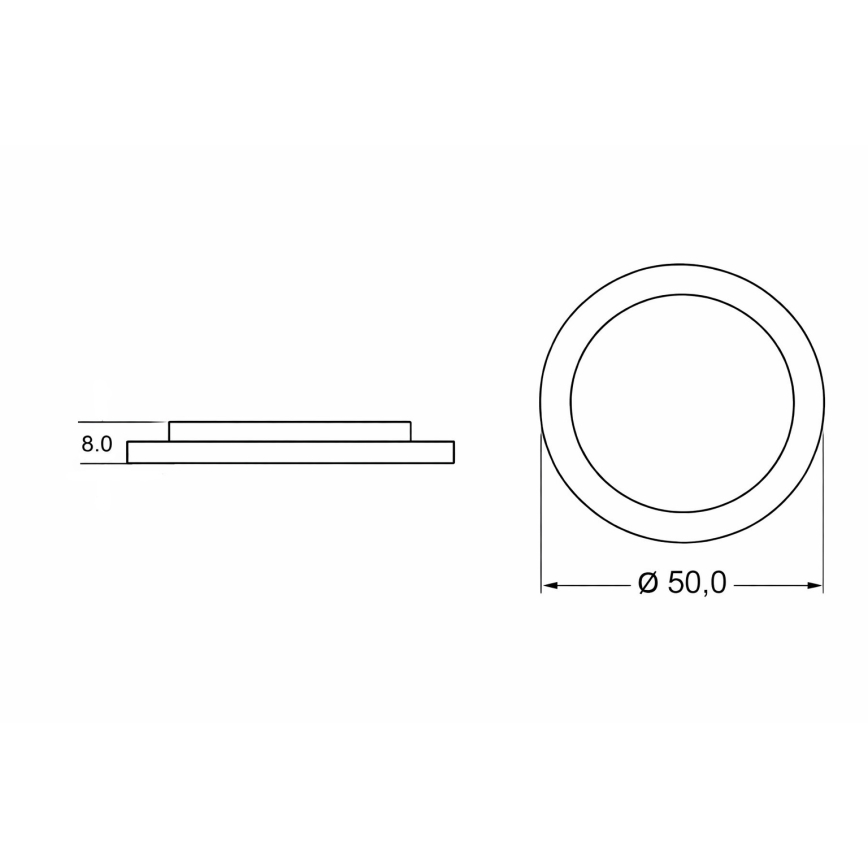 Brilagi - LED detské stropné svietidlo THUNDER LED/90W/230V 3000/4500/6000K pr. 50 cm
