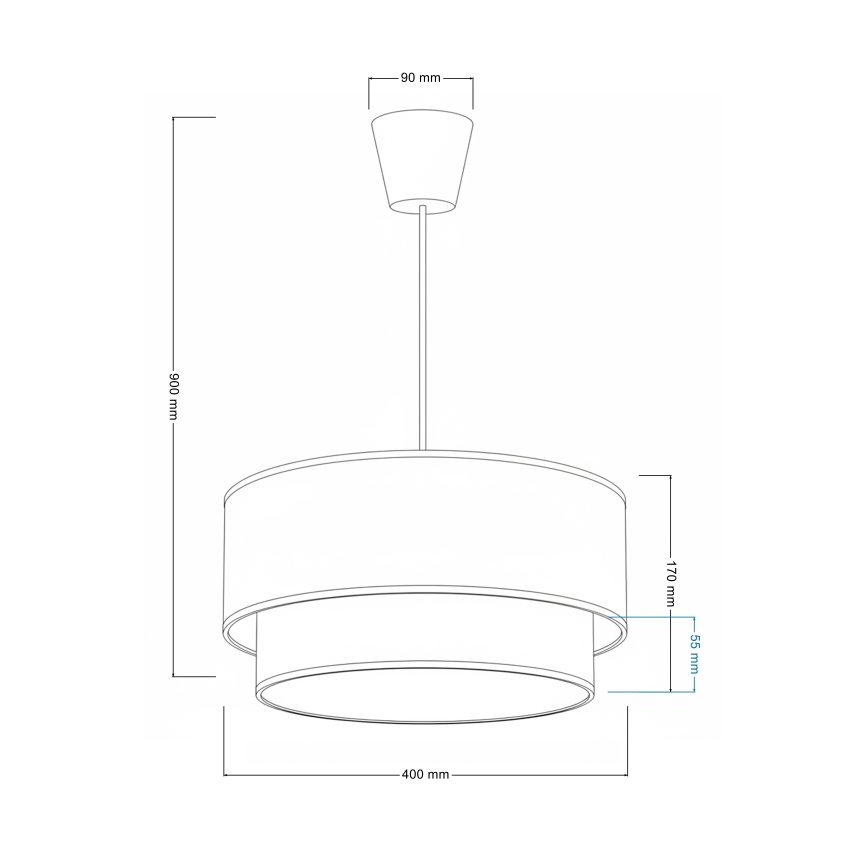Brilagi - LED detský luster na lanku BOBO 1xE27/60W/230V pr. 40 cm biela/zelená/zvieratká