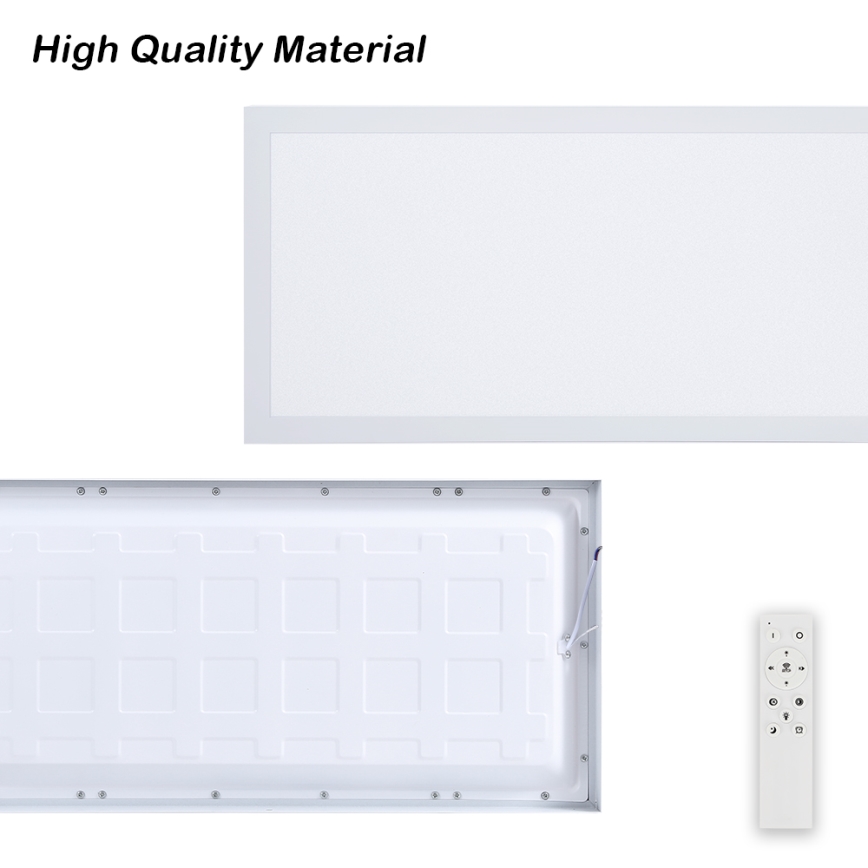 Brilagi - LED Dimmovateľné stropné svietidlo FRAME SMART LED/30W/230V 30x60 cm 3000-6000K IP44 biela + diaľkové ovládanie