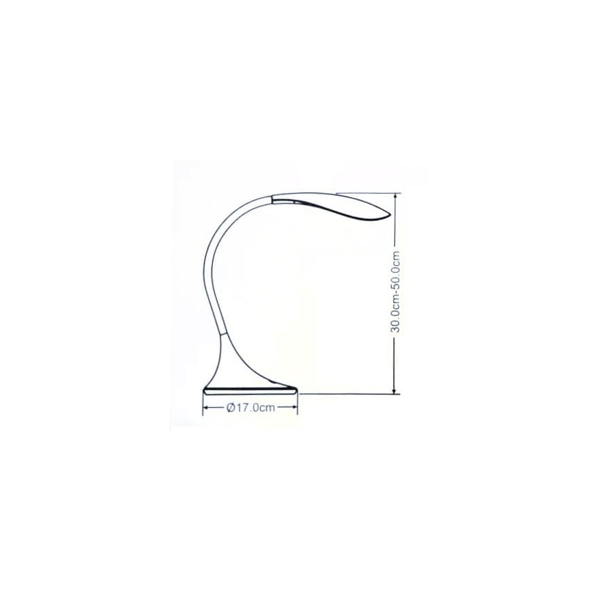 Brilagi - LED Dotyková stmievateľná stolná lampa SWAN LED/5,5W/230V biela