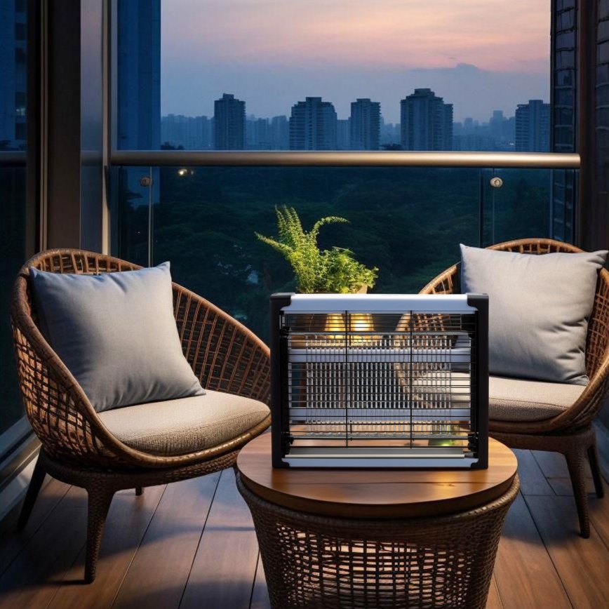 Brilagi - LED elektrický lapač hmyzu UV 2xLED/3W/230V 30 m2