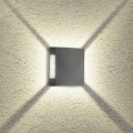Brilagi - LED exteriérové nástenné svietidlo QUADRAY LED/4W/230V antracitové IP65