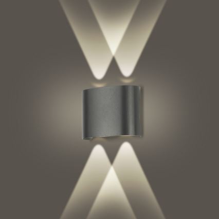 Brilagi - LED Externá nástenná lampa FLAREBOX LED/4W/230V antracit IP65