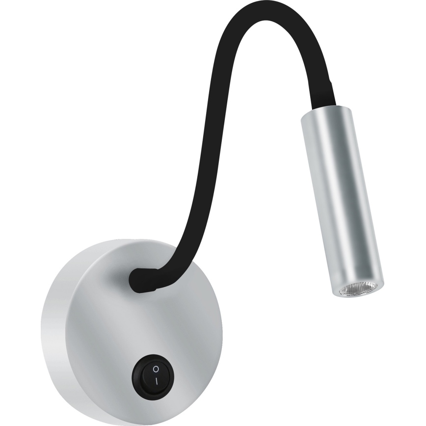 Brilagi - LED Flexibilná nástenná lampa MAYA LED/3W/230V 4000K strieborná
