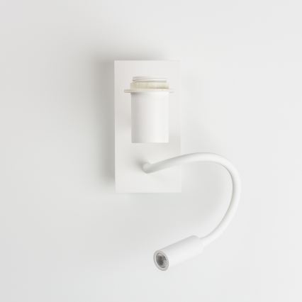 Brilagi - LED flexibilná nástenná lampa NUBILA 1xE27/25W/230V + LED/3W biela/oranžová