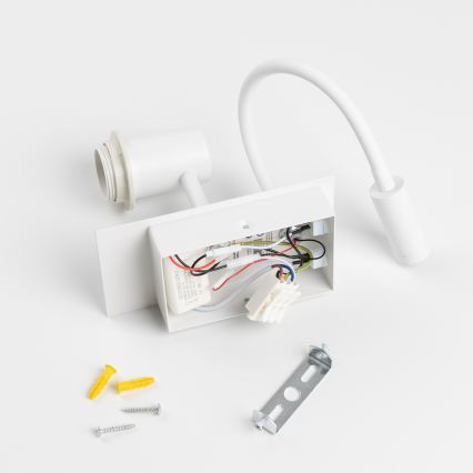 Brilagi - LED flexibilná nástenná lampa NUBILA 1xE27/25W/230V + LED/3W biela/oranžová