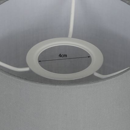 Brilagi - LED flexibilná nástenná lampa NUBILA 1xE27/25W/230V + LED/3W biela/svetlosivá