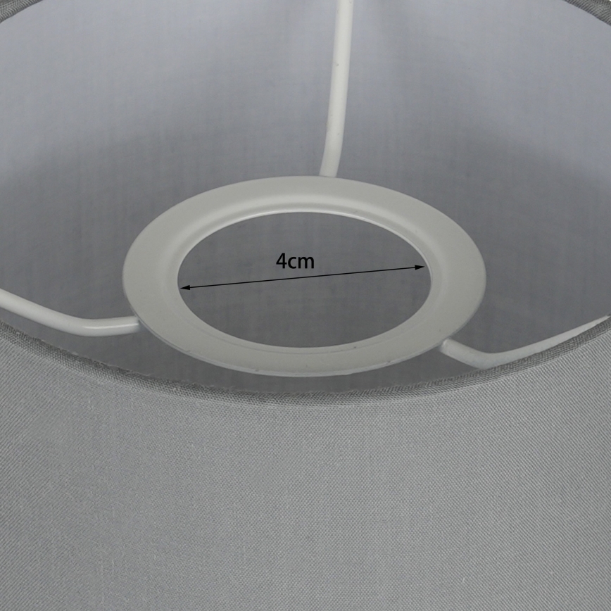 Brilagi - LED flexibilná nástenná lampa NUBILA 1xE27/25W/230V + LED/3W biela/svetlosivá