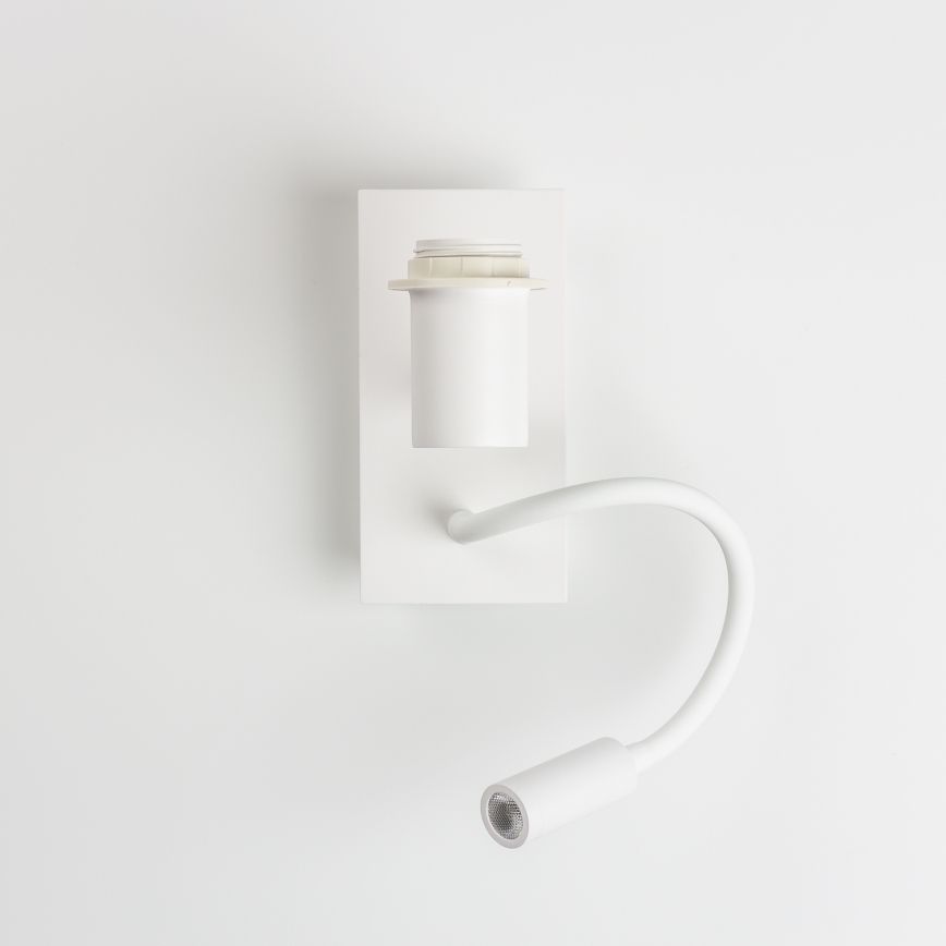 Brilagi - LED flexibilná nástenná lampa NUBILA 1xE27/25W/230V + LED/3W biela/žltá