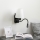 Brilagi - LED Flexibilná nástenná lampa NUBILA 1xE27/25W/230V + LED/3W čierna/biela
