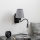 Brilagi - LED Flexibilná nástenná lampa NUBILA 1xE27/25W/230V + LED/3W čierna/šedá