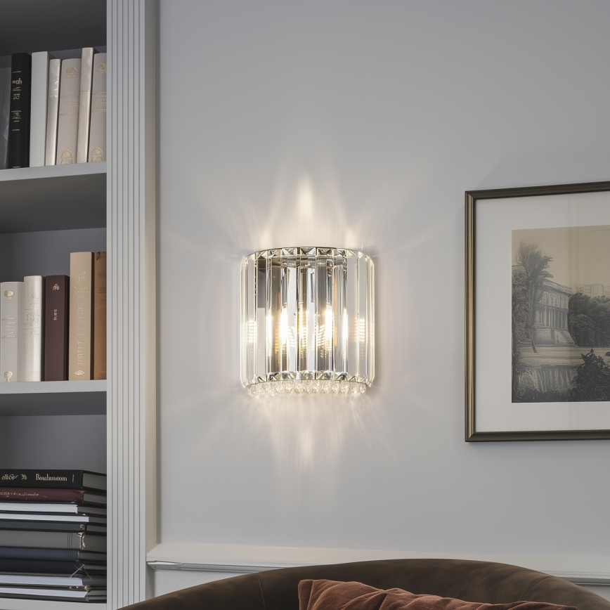 Brilagi - LED Krištáľové nástenné svietidlo GLAMOUR 1xG9/42W/230V