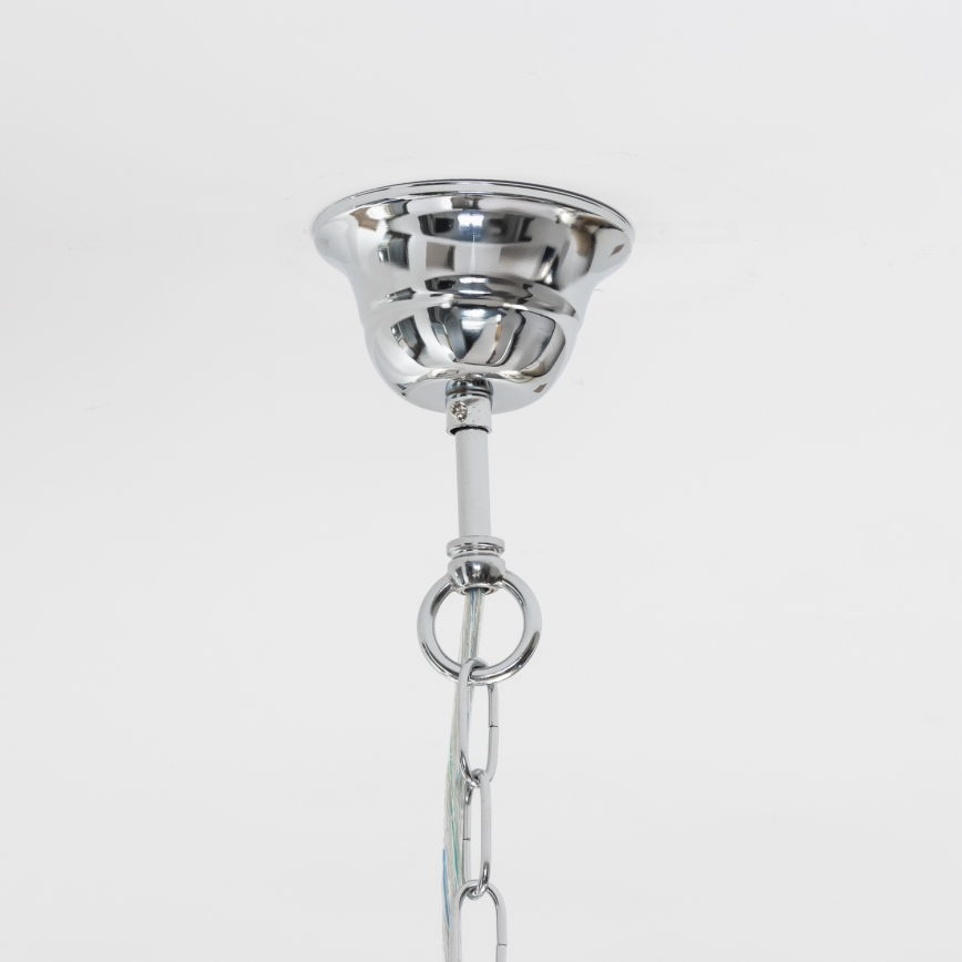 Brilagi - LED Krištáľový luster na reťazi MOZART 5xE14/40W/230V lesklý chróm