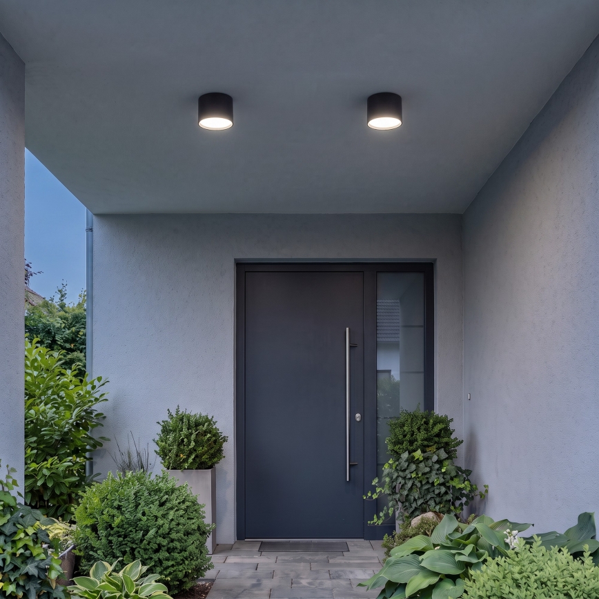 BRILAGI - LED Kúpeľňové bodové svietidlo SMOOTH 1xGX53/15W/230V 60x82 mm čierna IP54