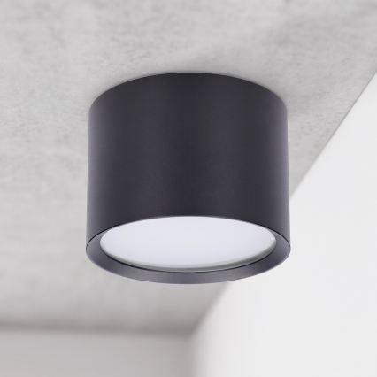 BRILAGI - LED Kúpeľňové bodové svietidlo SMOOTH 1xGX53/15W/230V 60x82 mm čierna IP54