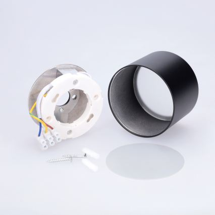 BRILAGI - LED Kúpeľňové bodové svietidlo SMOOTH 1xGX53/15W/230V 60x82 mm čierna IP54