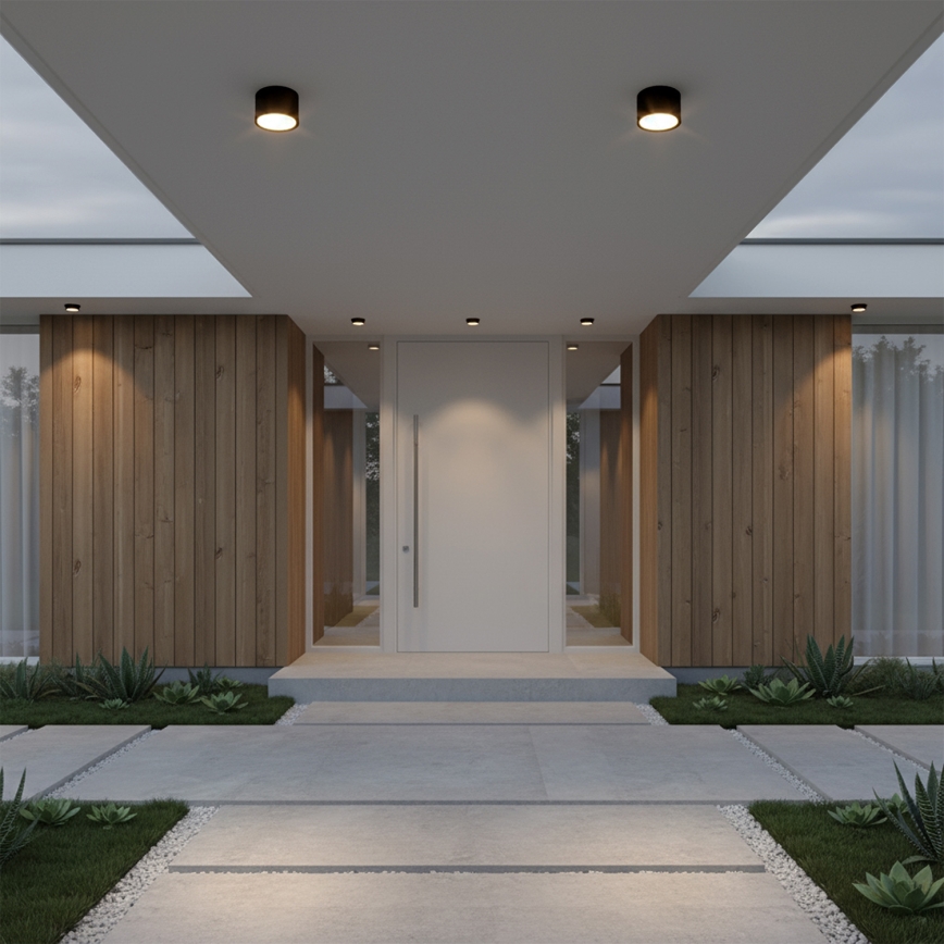 BRILAGI - LED Kúpeľňové bodové svietidlo SMOOTH 1xGX53/15W/230V 60x82 mm čierne IP54