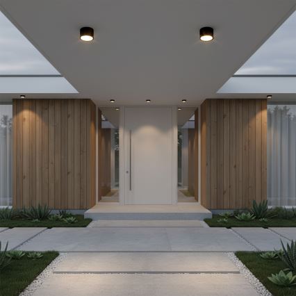 Brilagi - LED Kúpeľňové bodové svietidlo SMOOTH 1xGX53/15W/230V čierne IP65