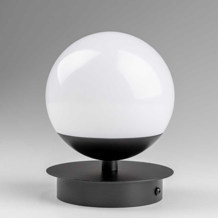 Brilagi - LED kúpeľňové nástenné svietidlo BALL LED/6W/230V 3000/4000/6500K IP44 čierna