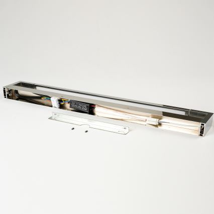Brilagi - LED osvetlenie zrkadla do kúpeľne AQUA LINE LED/24W/230V 90 cm IP44 lesklý chróm CRI 90