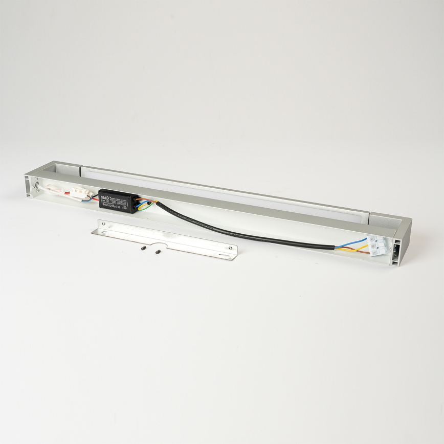 Brilagi - LED osvetlenie kúpeľňového zrkadla AQUA LINE LED/18W/230V 60 cm IP44 matný chróm CRI 90