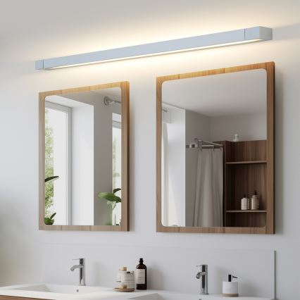 Brilagi - LED kúpeľňové osvetlenie zrkadla AQUA LINE LED/36W/230V 120 cm IP44 matný chróm CRI 90