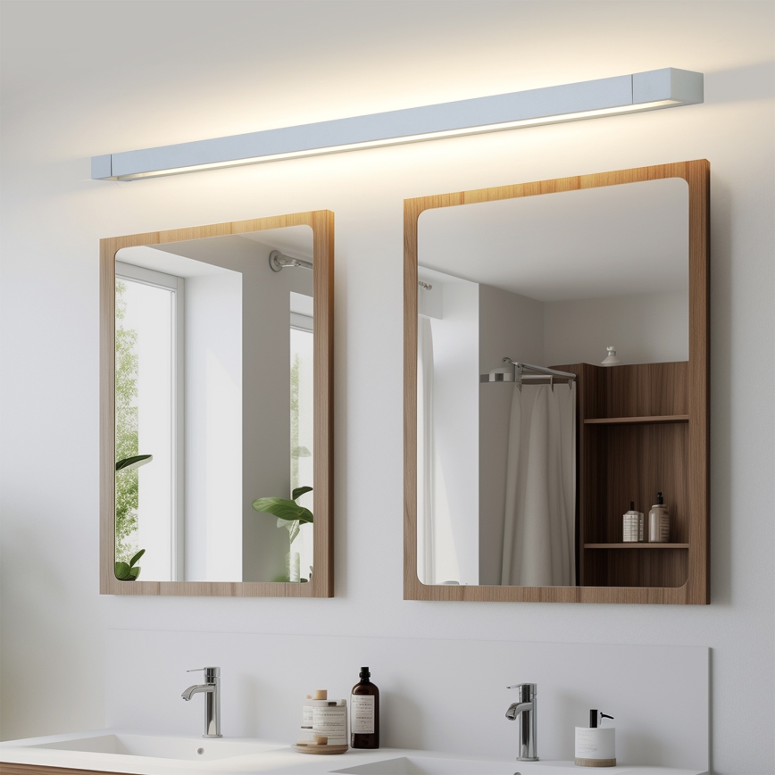 Brilagi - LED kúpeľňové osvetlenie zrkadla AQUA LINE LED/36W/230V 120 cm IP44 matný chróm CRI 90