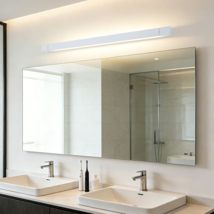 BRILAGI - LED osvetlenie kúpeľňového zrkadla AQUA LINE LED/20W/230V 80 cm IP44 biela CRI 90