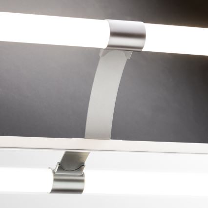 Brilagi - LED kúpeľňové osvetlenie zrkadla 2v1 TUBEO LED/6W/230V 40 cm IP44 strieborná