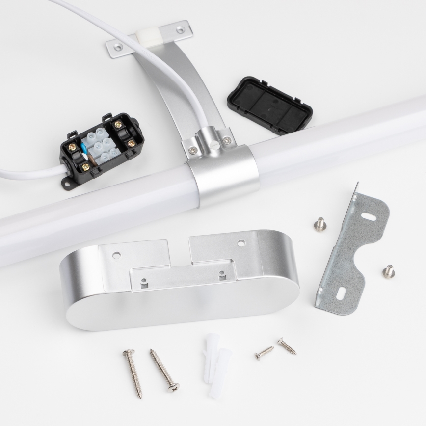 Brilagi - LED kúpeľňové osvetlenie zrkadla 2v1 TUBEO LED/6W/230V 40 cm IP44 strieborná